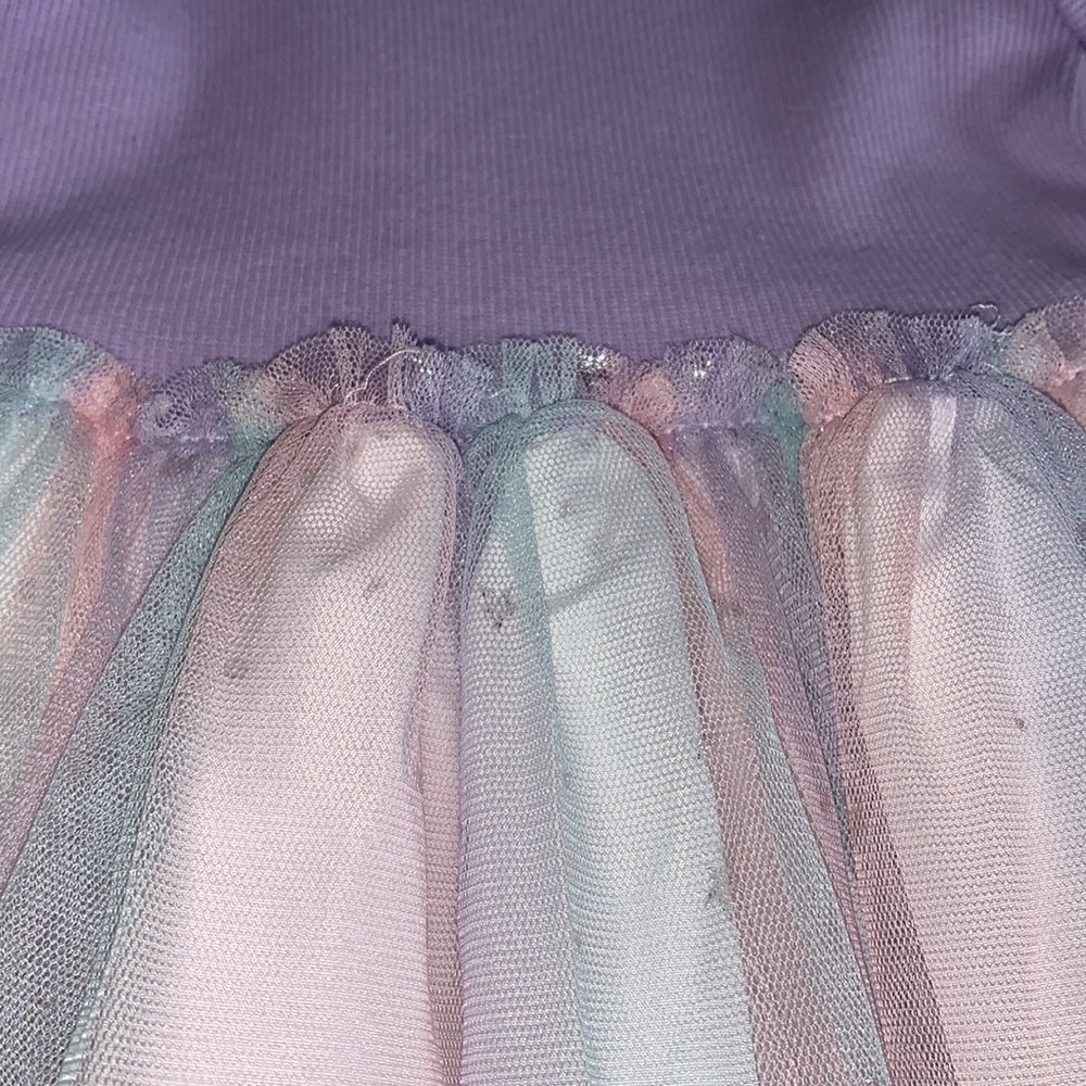 Pippa & Julie Lavender Dress 2T Tulle Bottom EUC - Picture 7 of 12